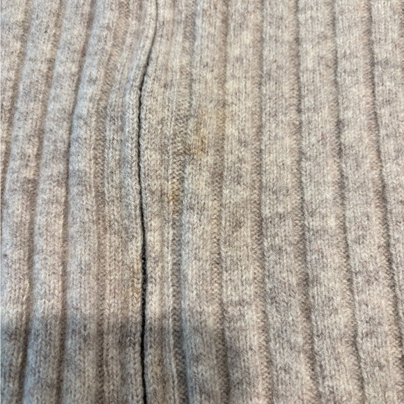 Boston Traders 100% Lambswool Men's Zip Up Beige Sweater - Picture 5 of 8